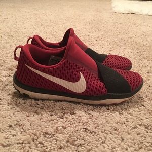 Nike slip on shoes, size 8!